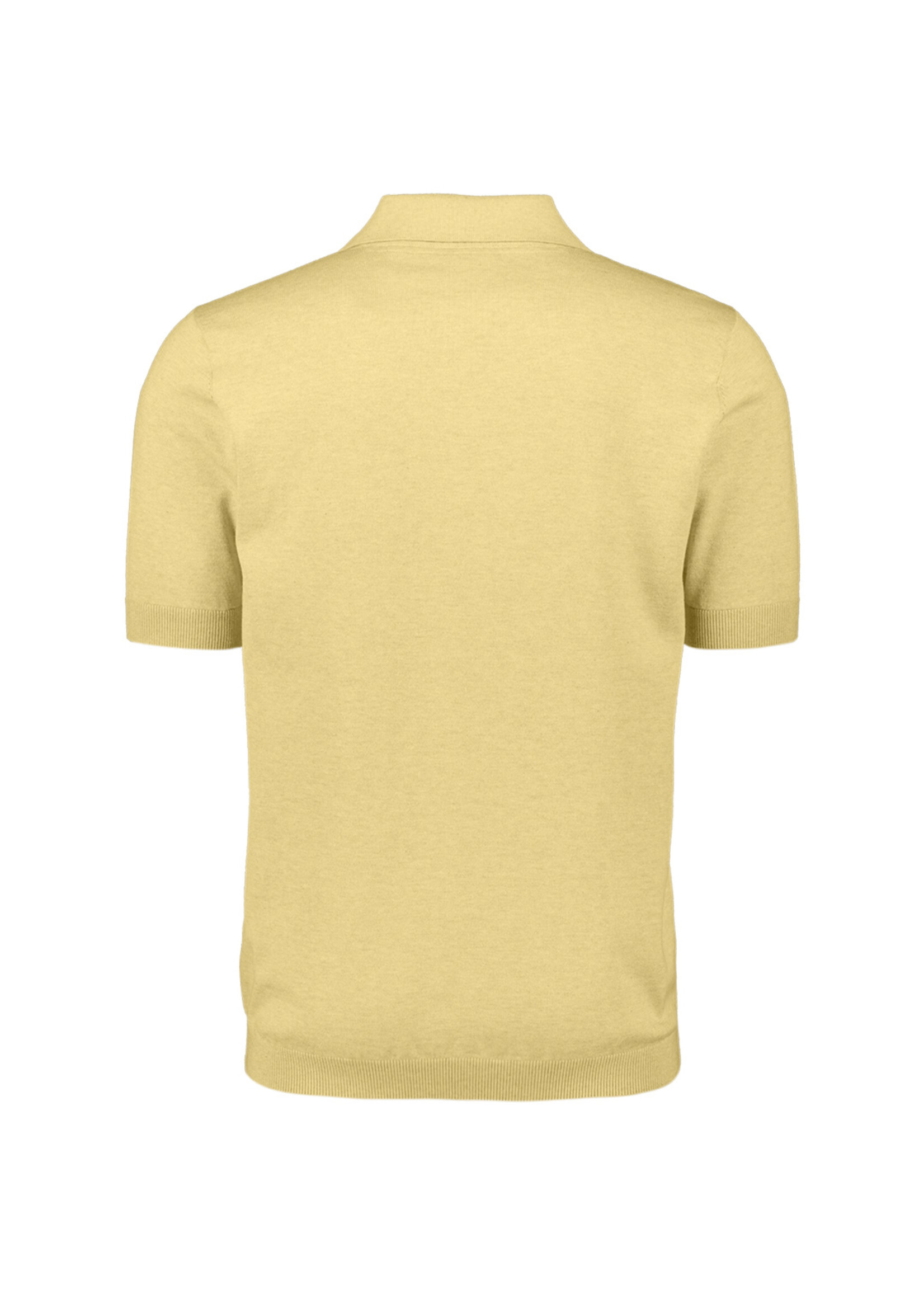 No Excess V-Polo Melange - Yellow