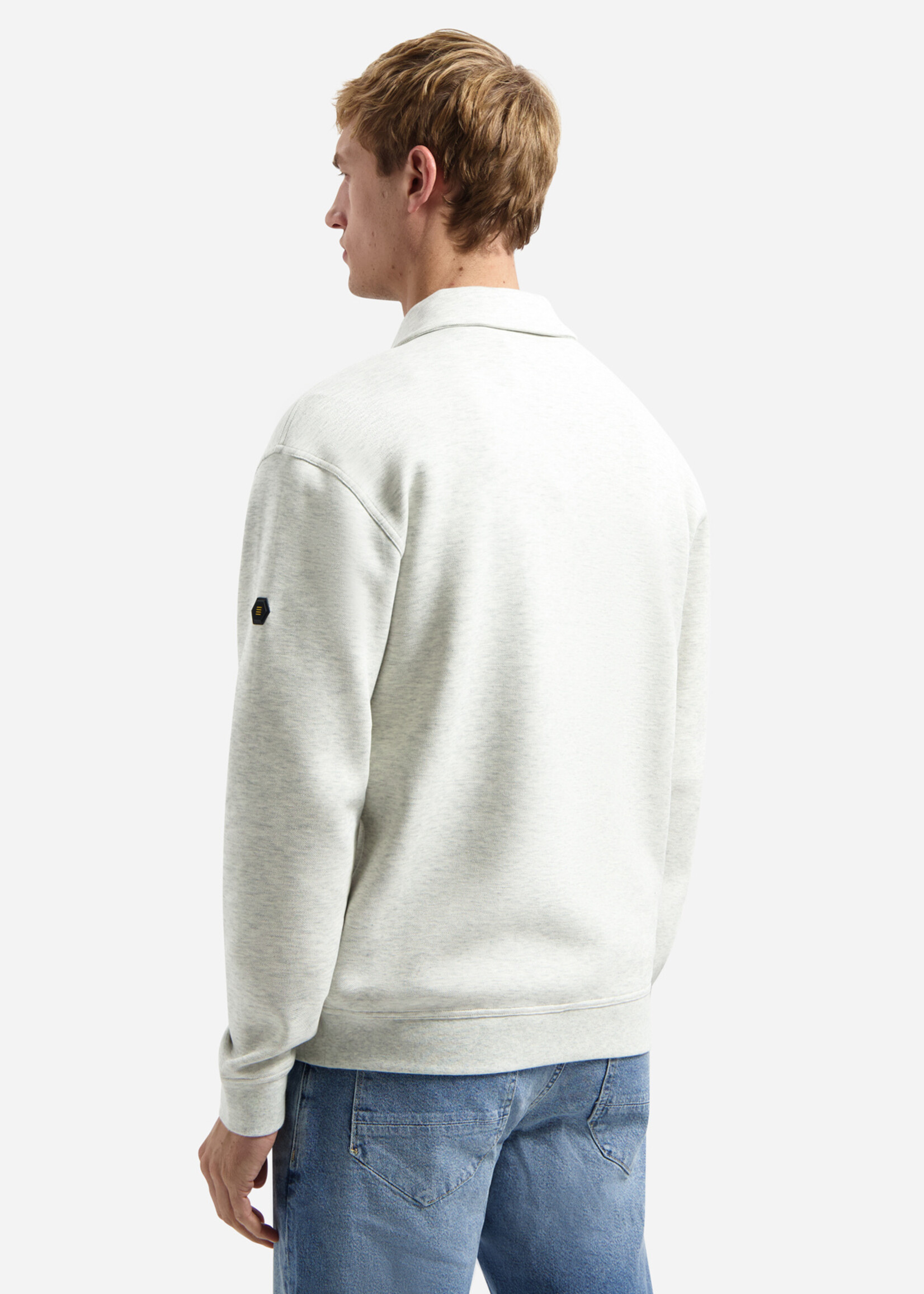 No Excess Sweater Polo Half Zip - Kit Melange