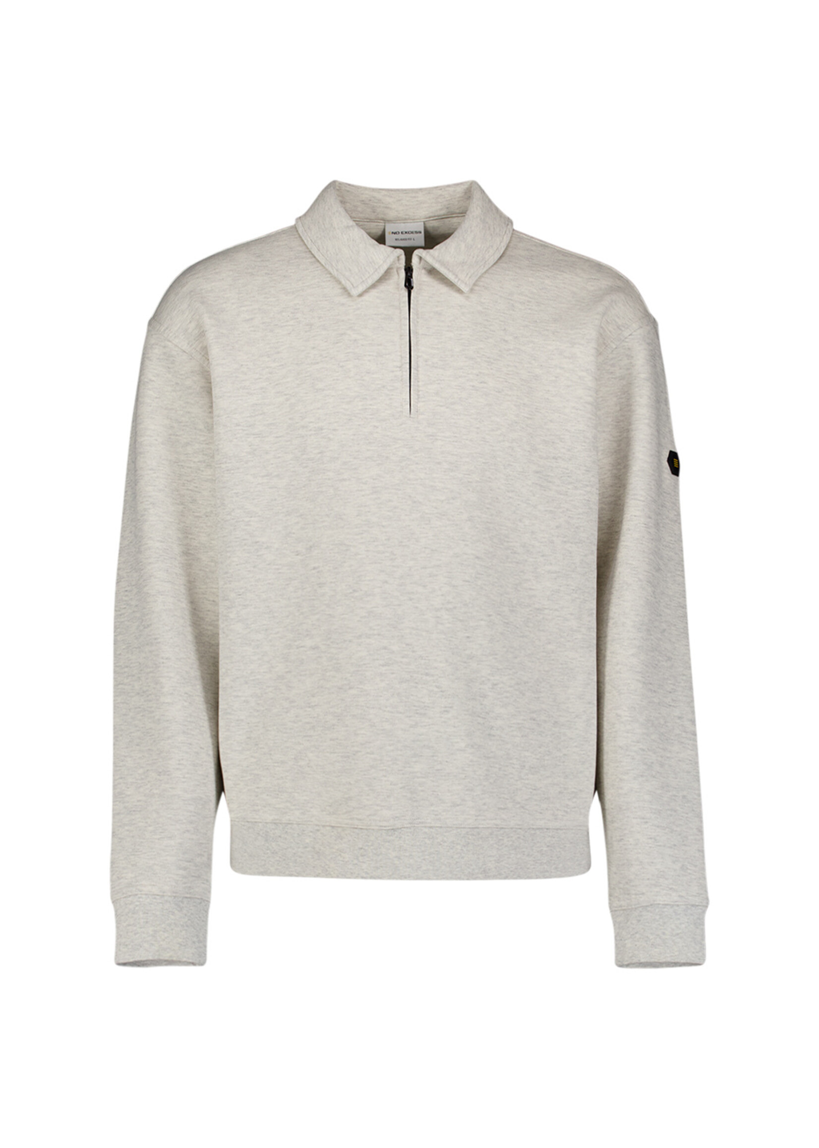 No Excess Sweater Polo Half Zip - Kit Melange