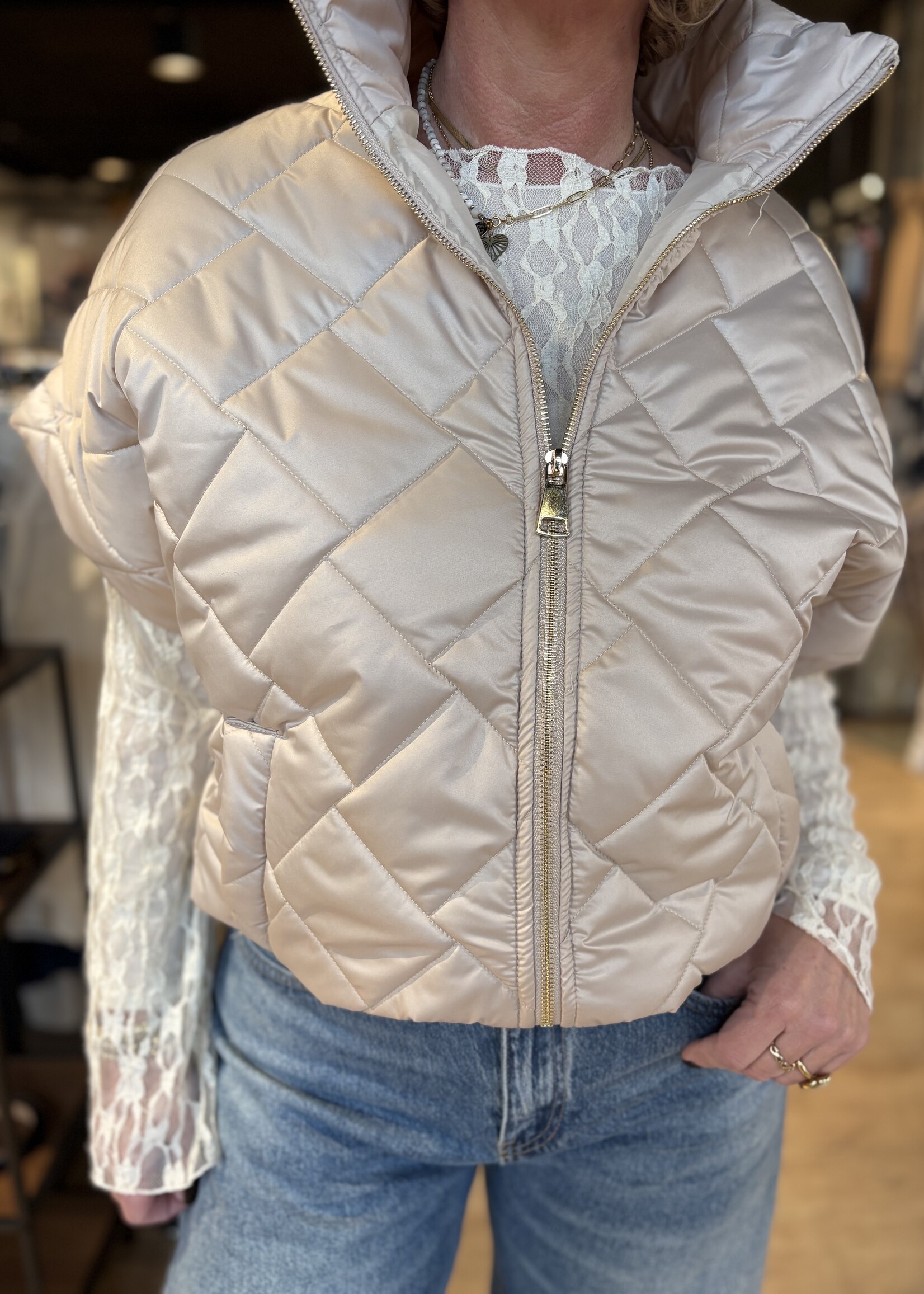 Bodywarmer Cher - Beige