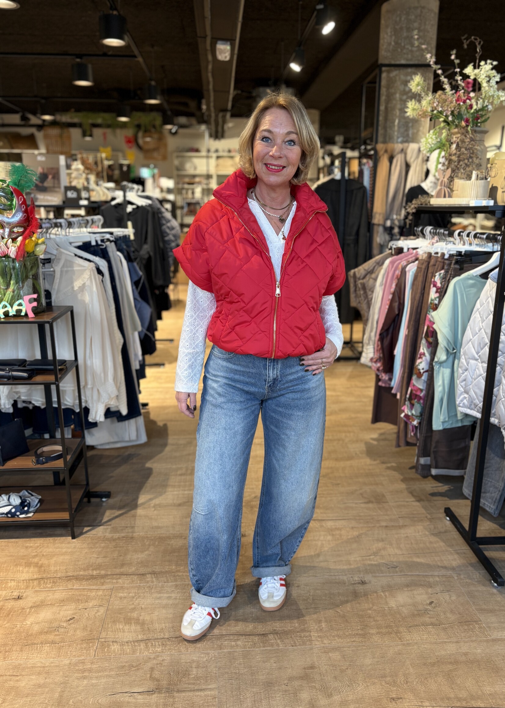 Bodywarmer Cher - Rood