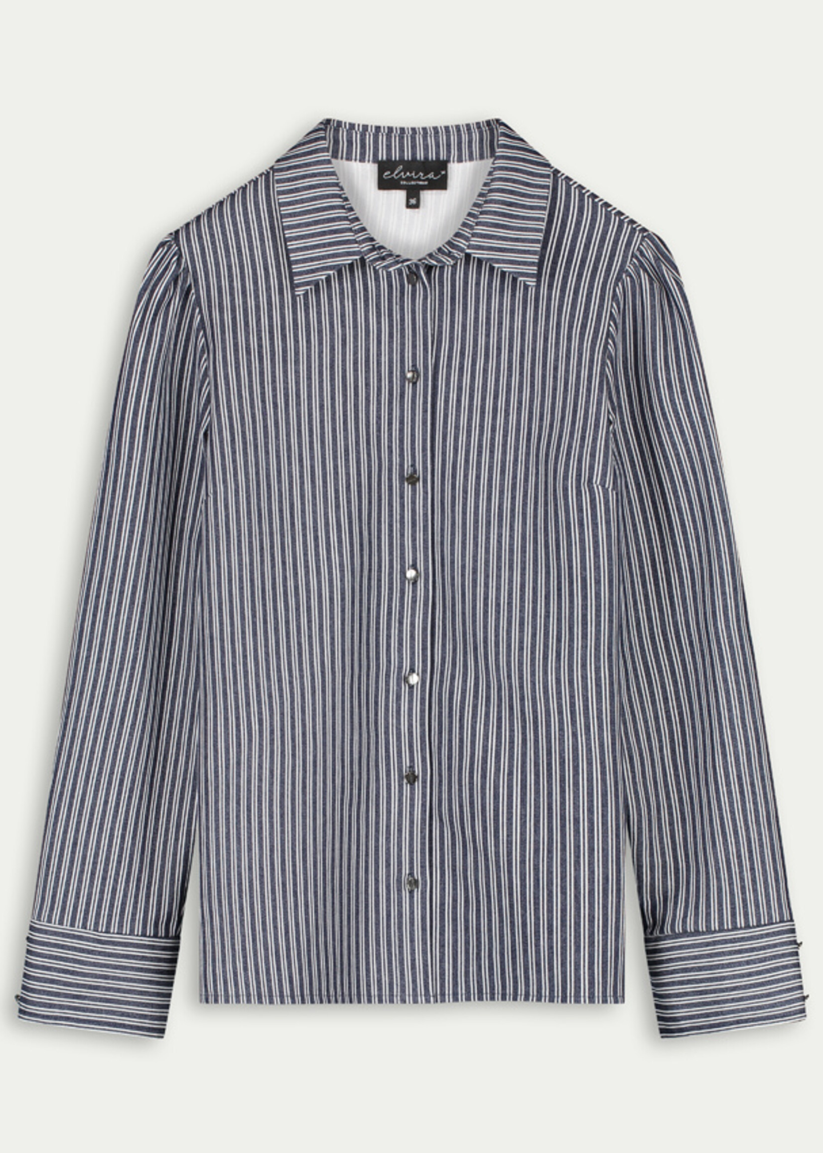 Elvira Blouse Fiore - Striped Navy