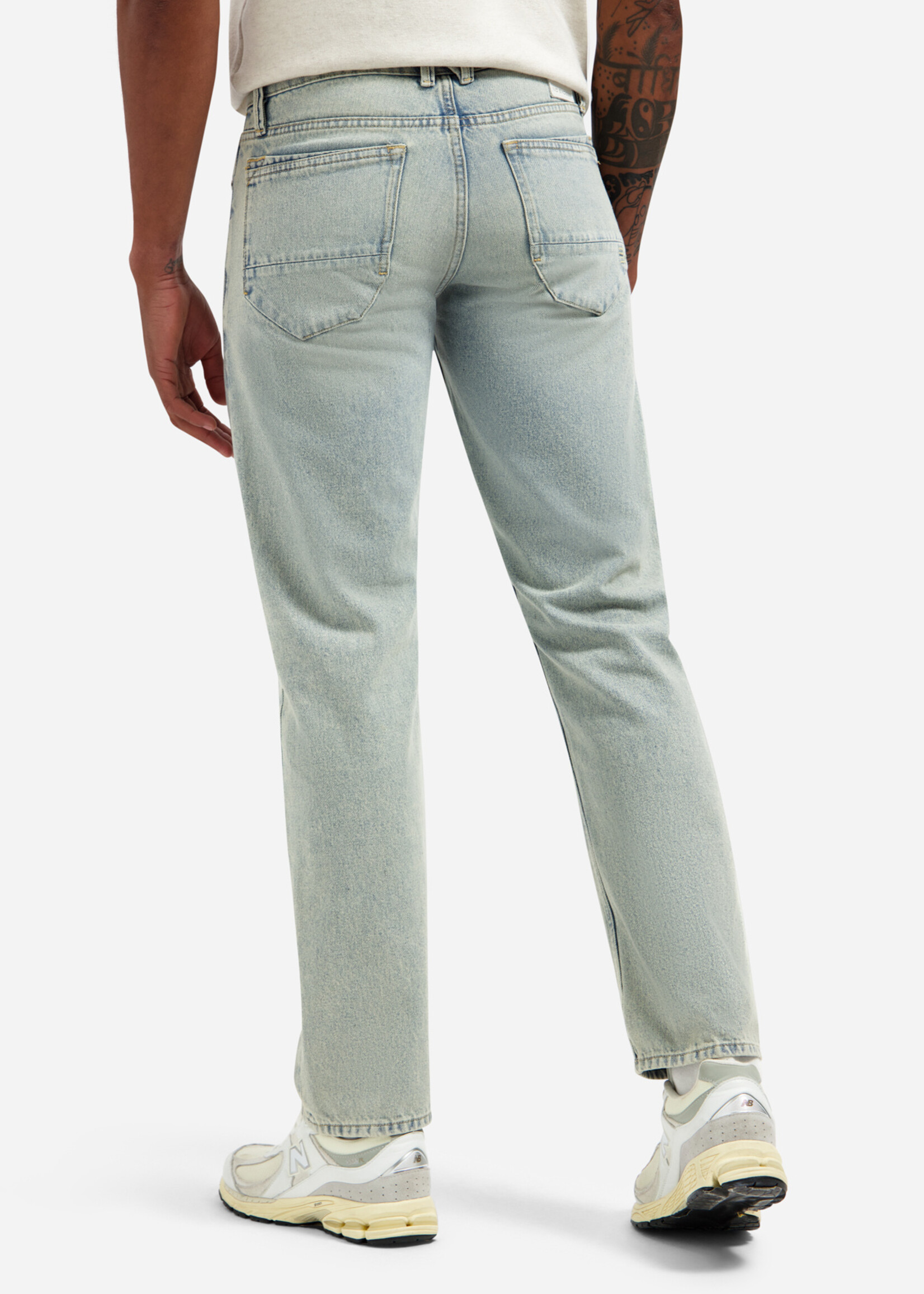 No Excess Jeans Denim Stretch Relaxed Fit - Stone Used