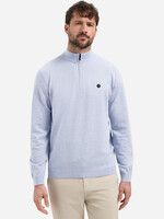 No Excess Pullover Stand Up Collar - Blue