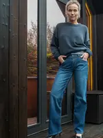 ETIQUETT Jeans Hannah Wide Leg - Veneto Blue