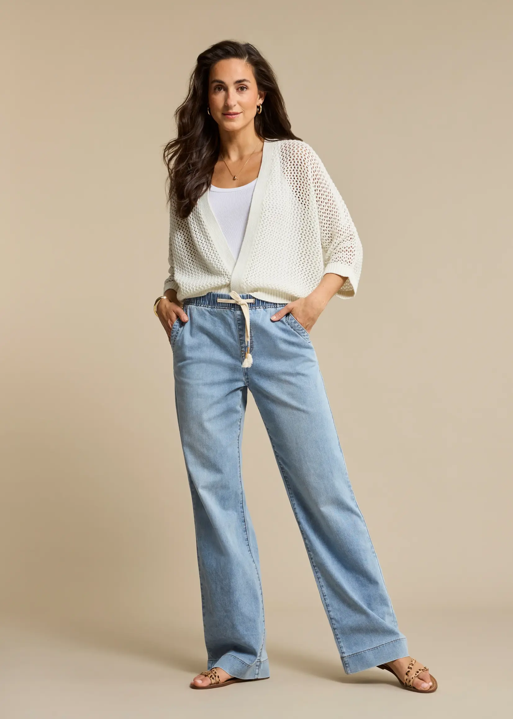 Red Button Jeans Colette Elastic Denim - Lightstone