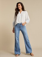 Red Button Flare Denim Briele - Lightstone