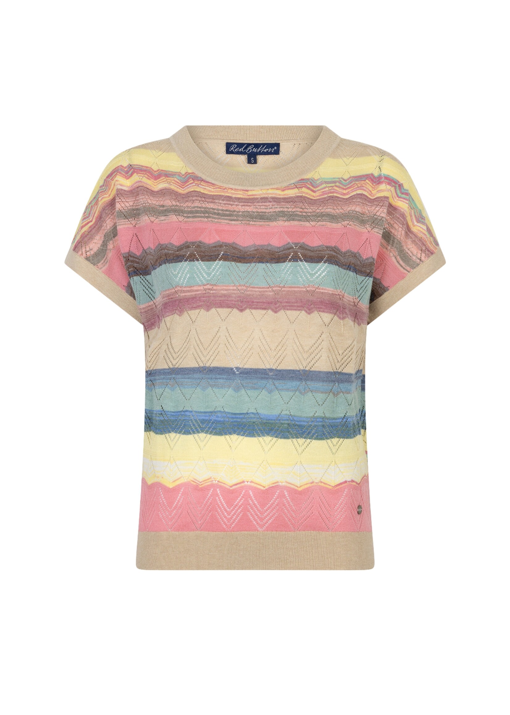 Red Button Shirt Jerry Multi Stripe - Multi