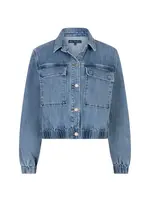 Red Button Jacket Juno Denim - Lightstone