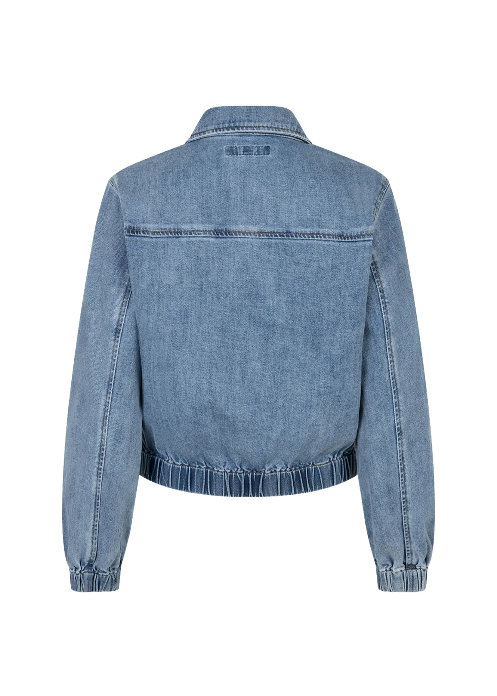 Red Button Jacket Juno Denim - Lightstone