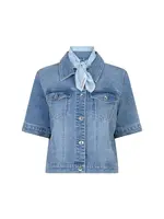 Red Button Jackie Short Sleeve - Midstone