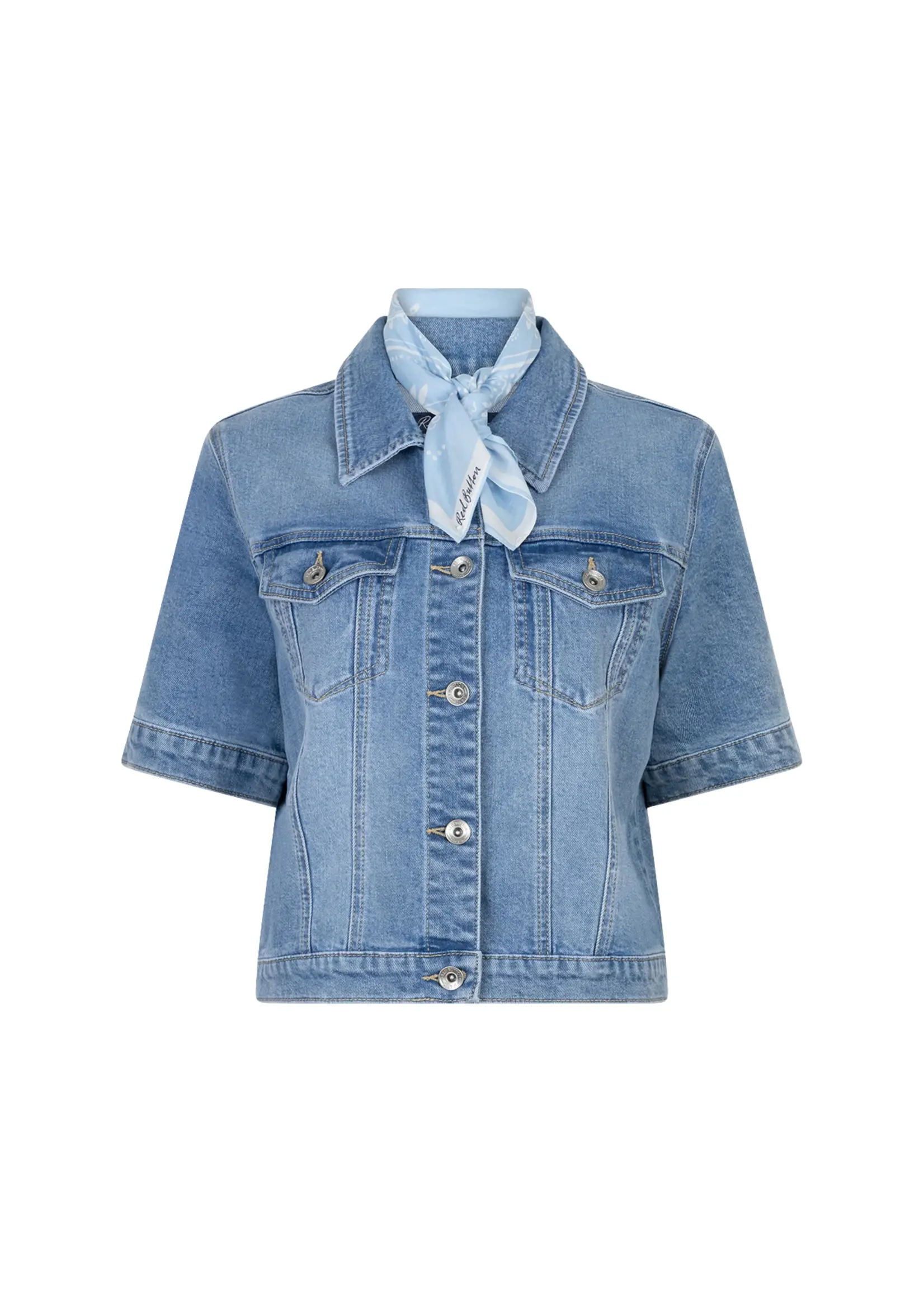 Red Button Jackie Short Sleeve - Midstone