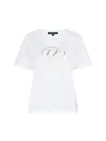 Red Button Shirt Temmy Foil - White Gold