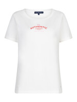 Red Button Shirt Temmy - Offwhite Red