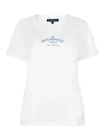 Red Button Shirt Temmy - Offwhite Jeansblue