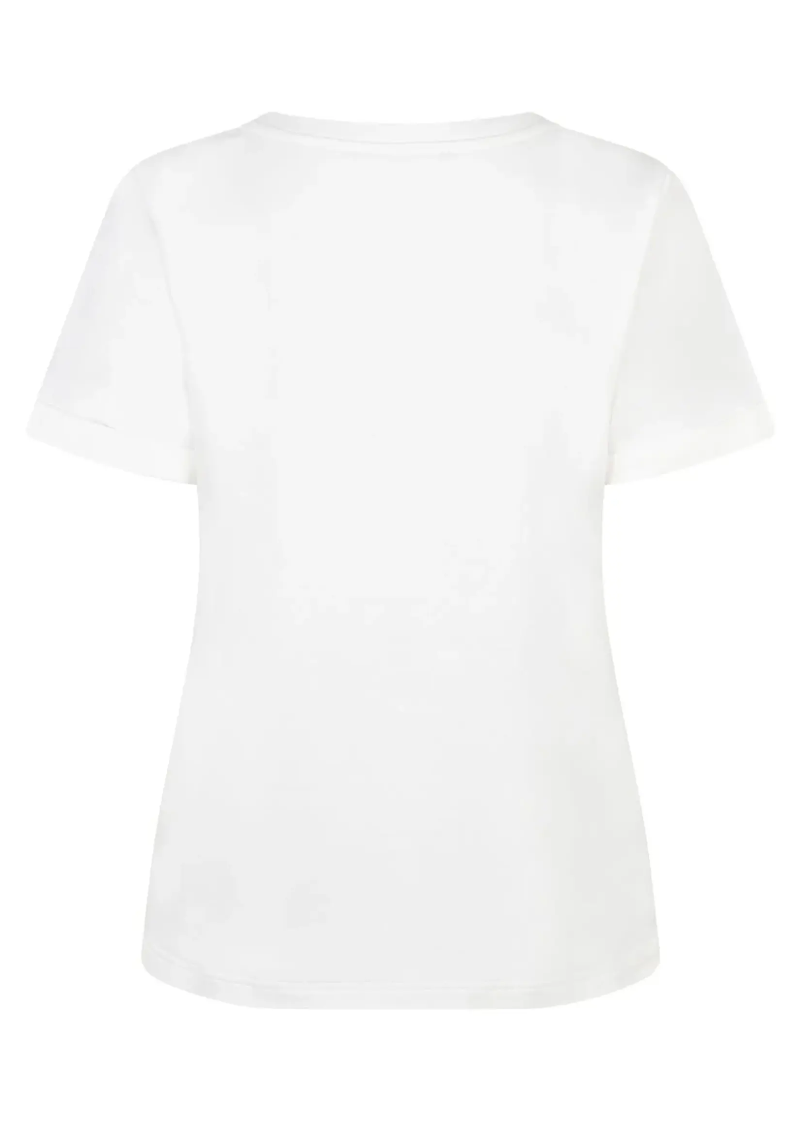 Red Button Shirt Temmy - Offwhite Jeansblue