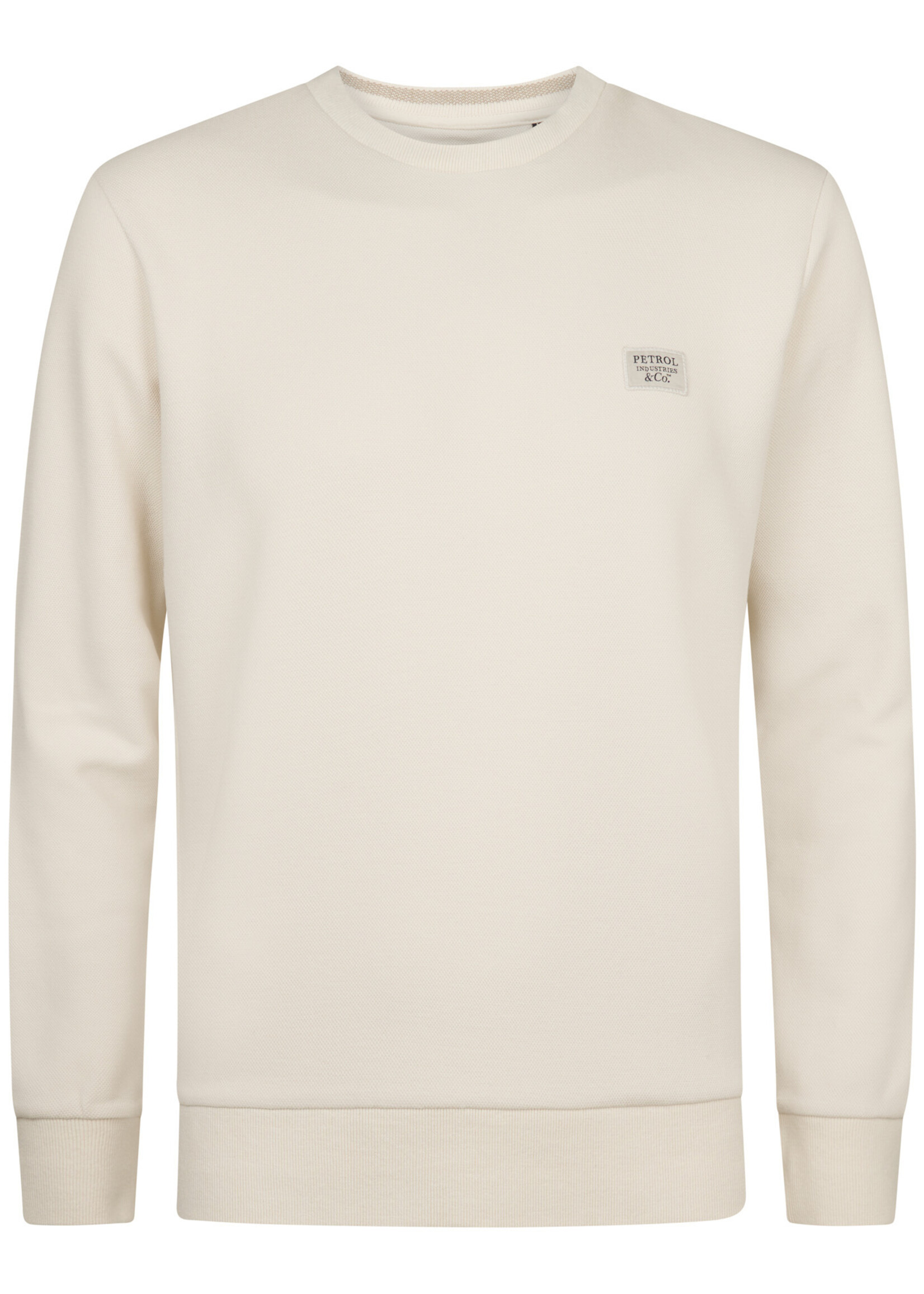 Petrol Industries Sweater Knit R-Neck - Lichtbeige