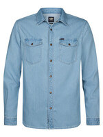 Petrol Industries Overshirt Denim - Light Indigo