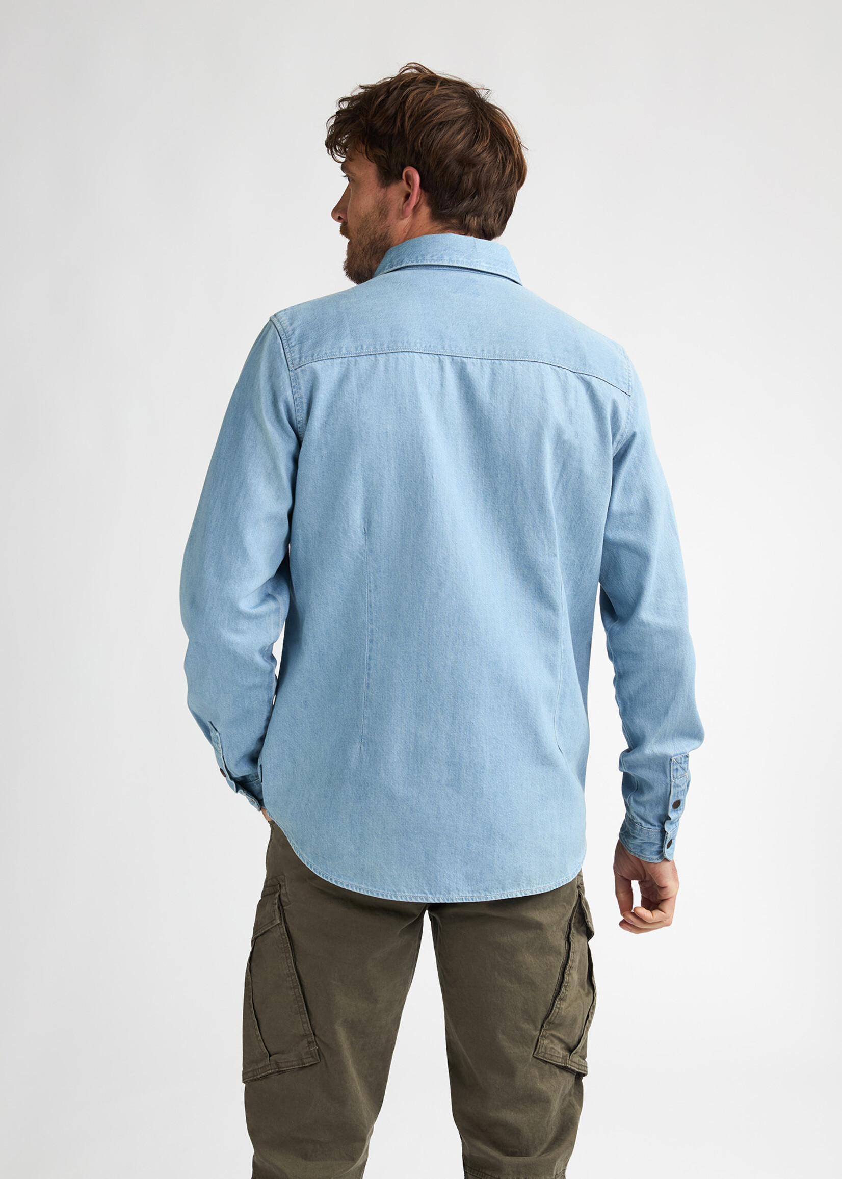 Petrol Industries Overshirt Denim - Light Indigo