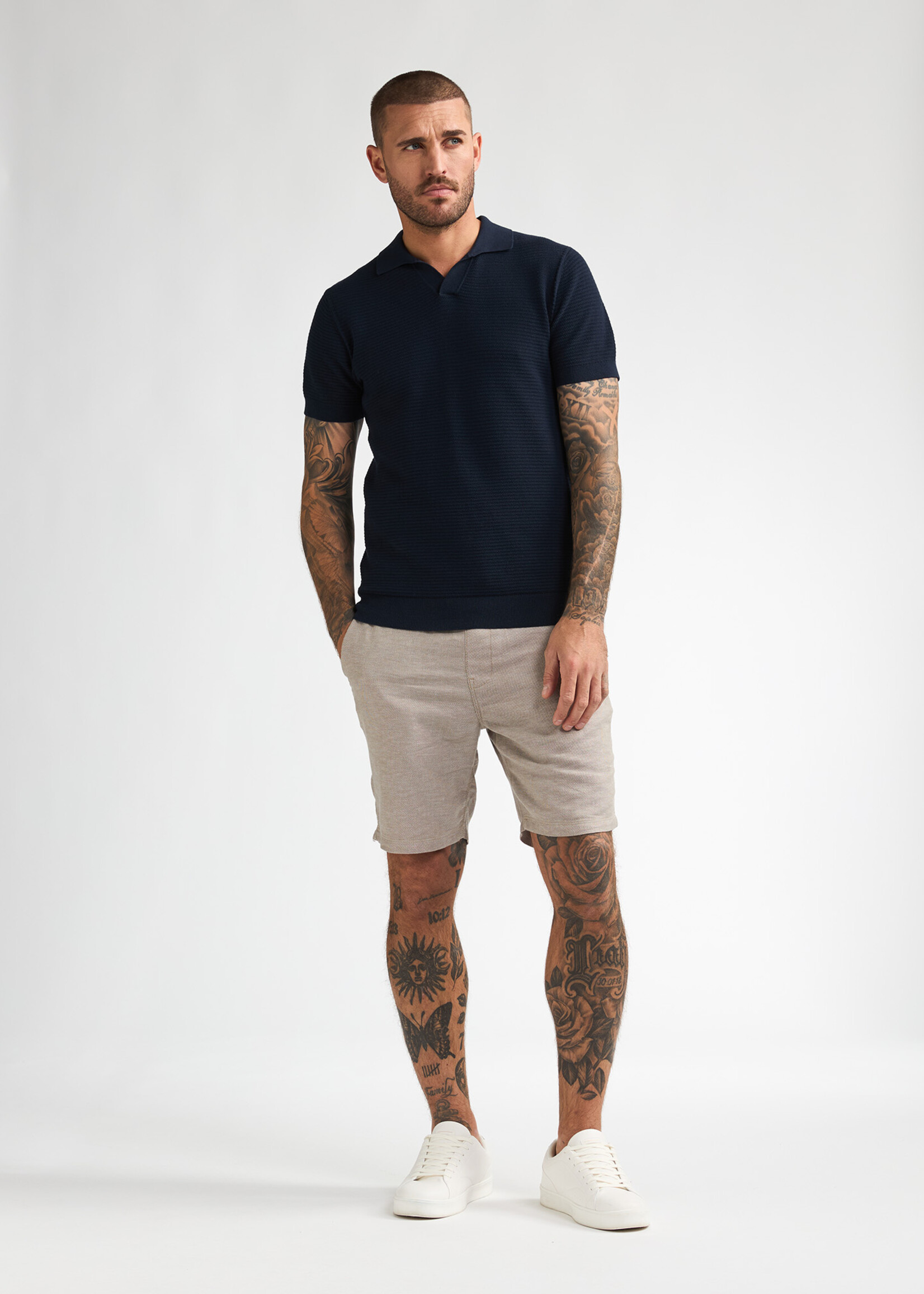 Petrol Industries Knitwear Polo V - Navy Blue