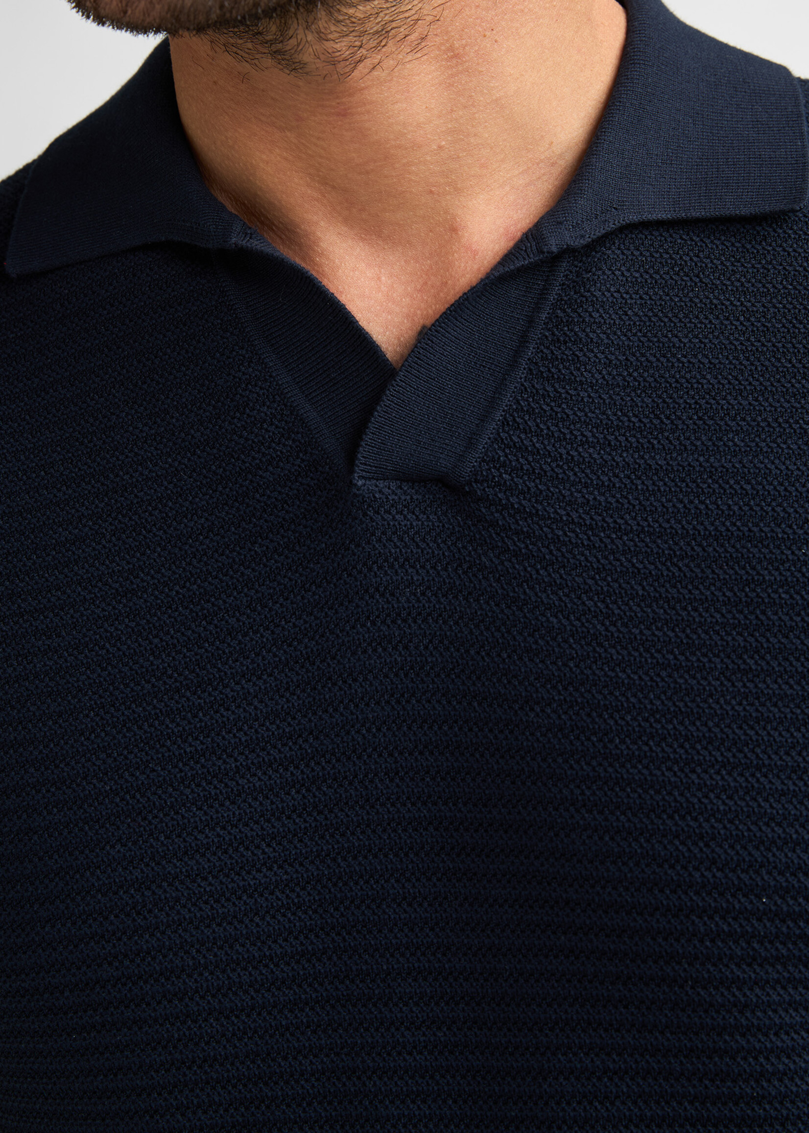 Petrol Industries Knitwear Polo V - Navy Blue