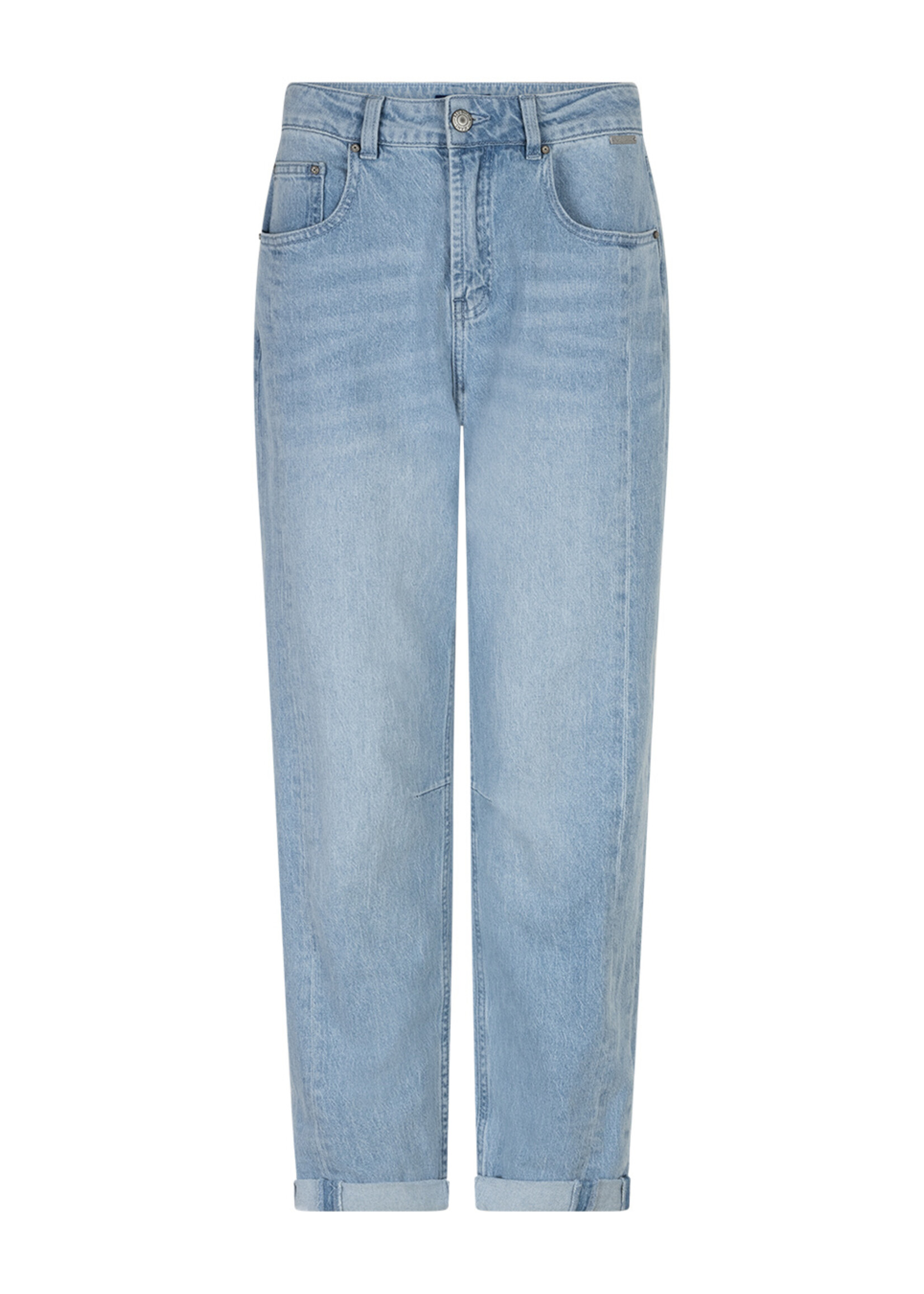 Red Button Broek Caitlina Sidepatch - Lightblue