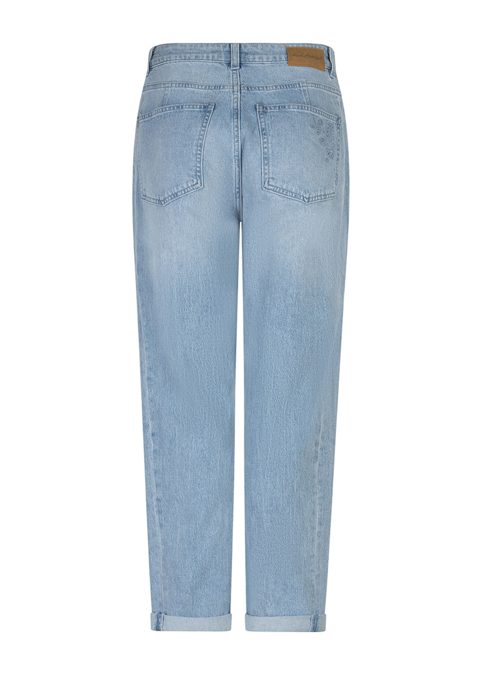 Red Button Broek Caitlina Sidepatch - Lightblue