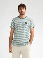 Petrol Industries Shirt Stripe - Oil Green