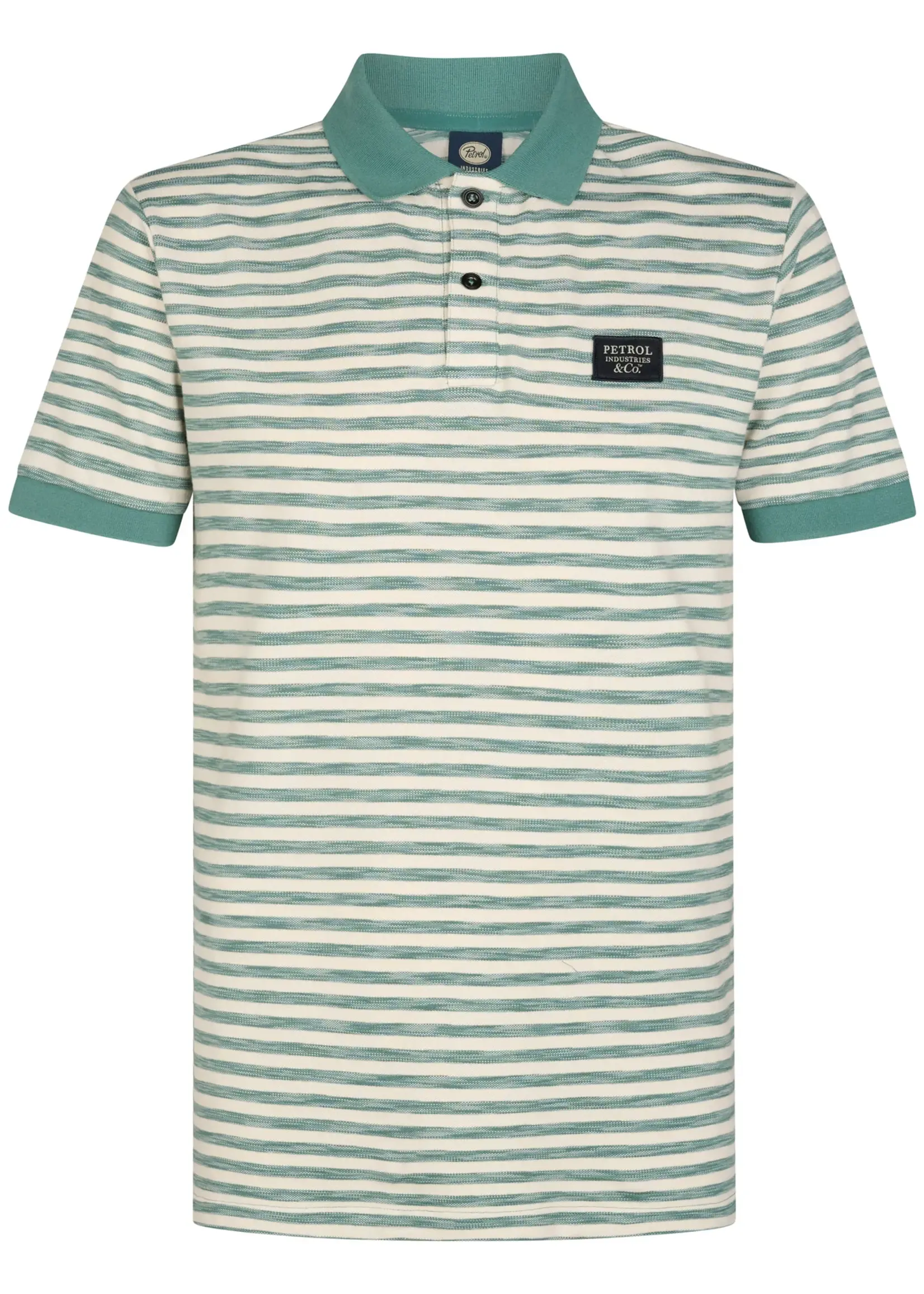 Petrol Industries Polo Stripe - Oil Green