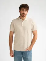 Petrol Industries Knitwear Polo Print - Sand