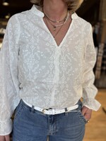 Soultouch Blouse Maan Emb. White
