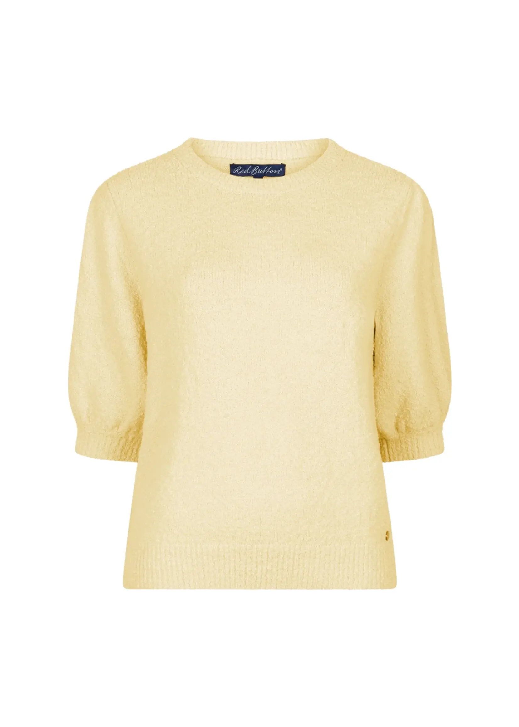 Red Button Shirt Sweet Popcorn - Butter Yellow