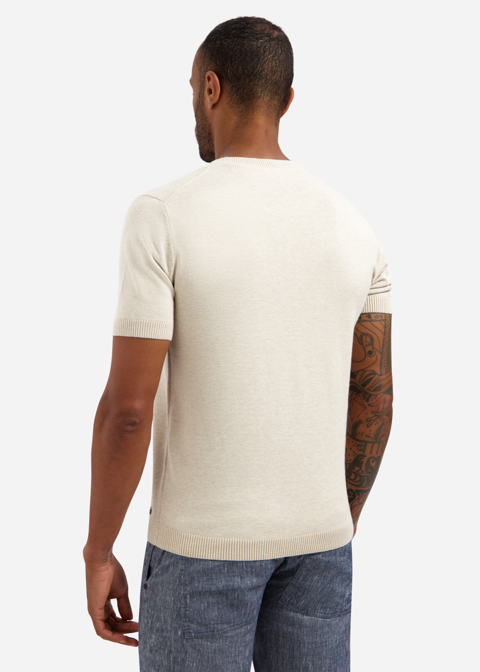 No Excess Pullover Short Sleeve Melange - Desert
