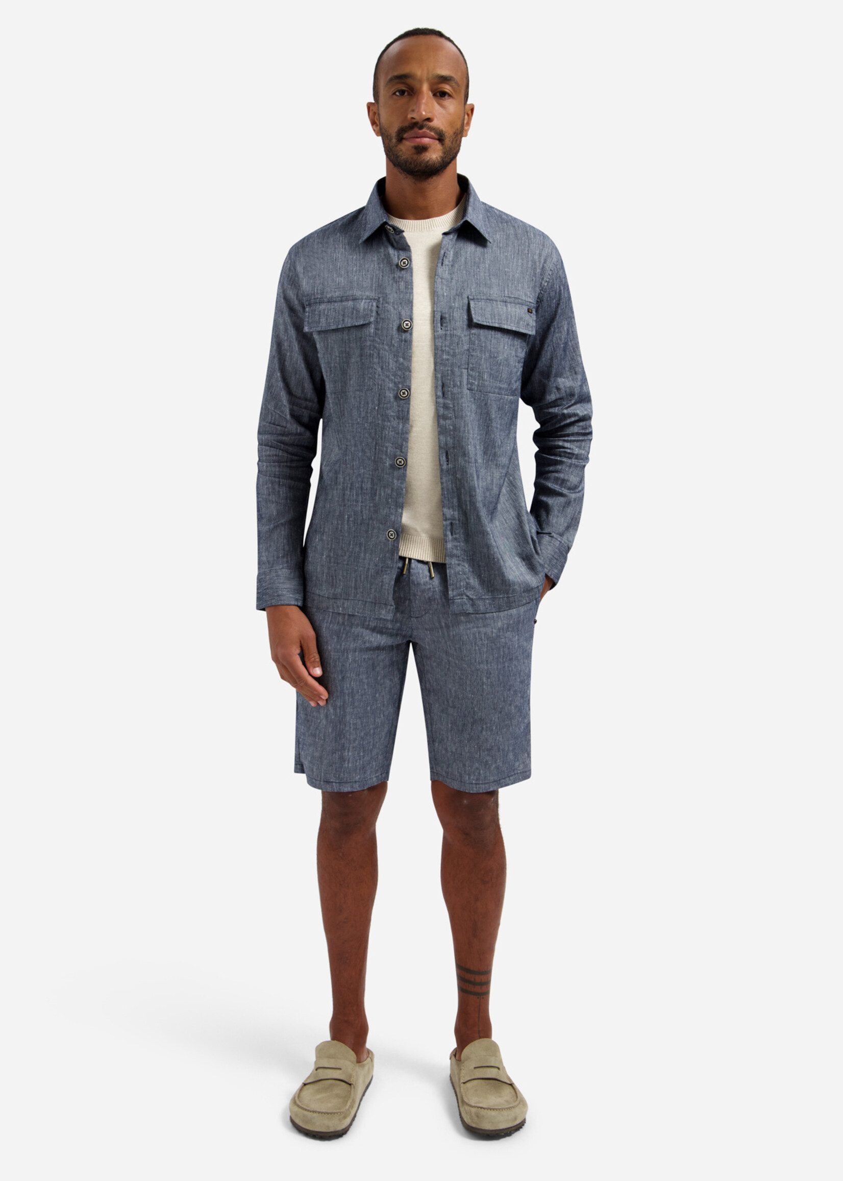 No Excess Pullover Short Sleeve Melange - Desert