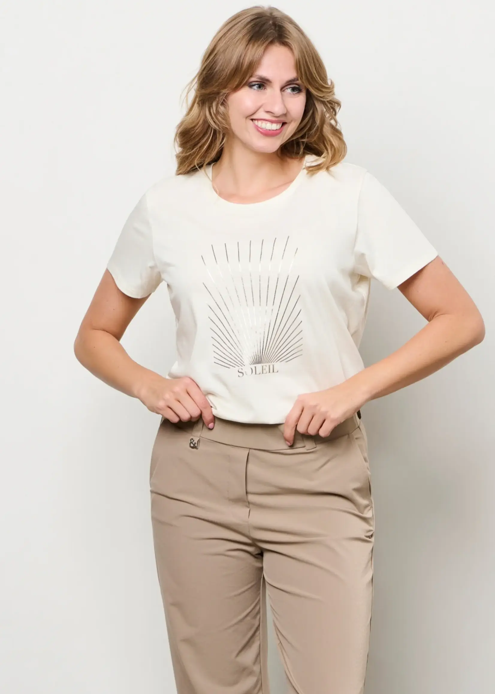 &Co Woman T-shirt  Soleil - Beige