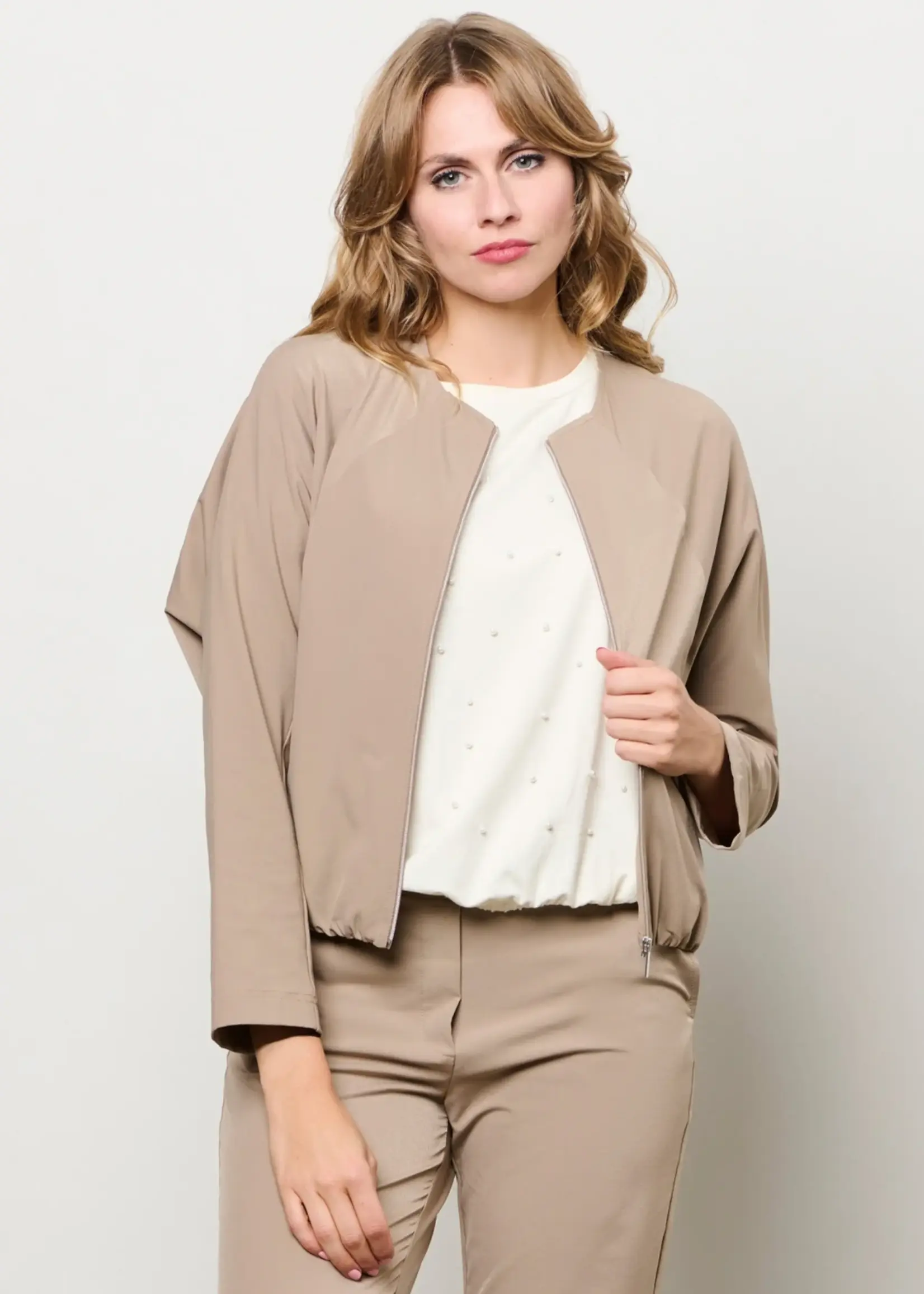 &Co Woman Jacket Pihla Travel - Taupe