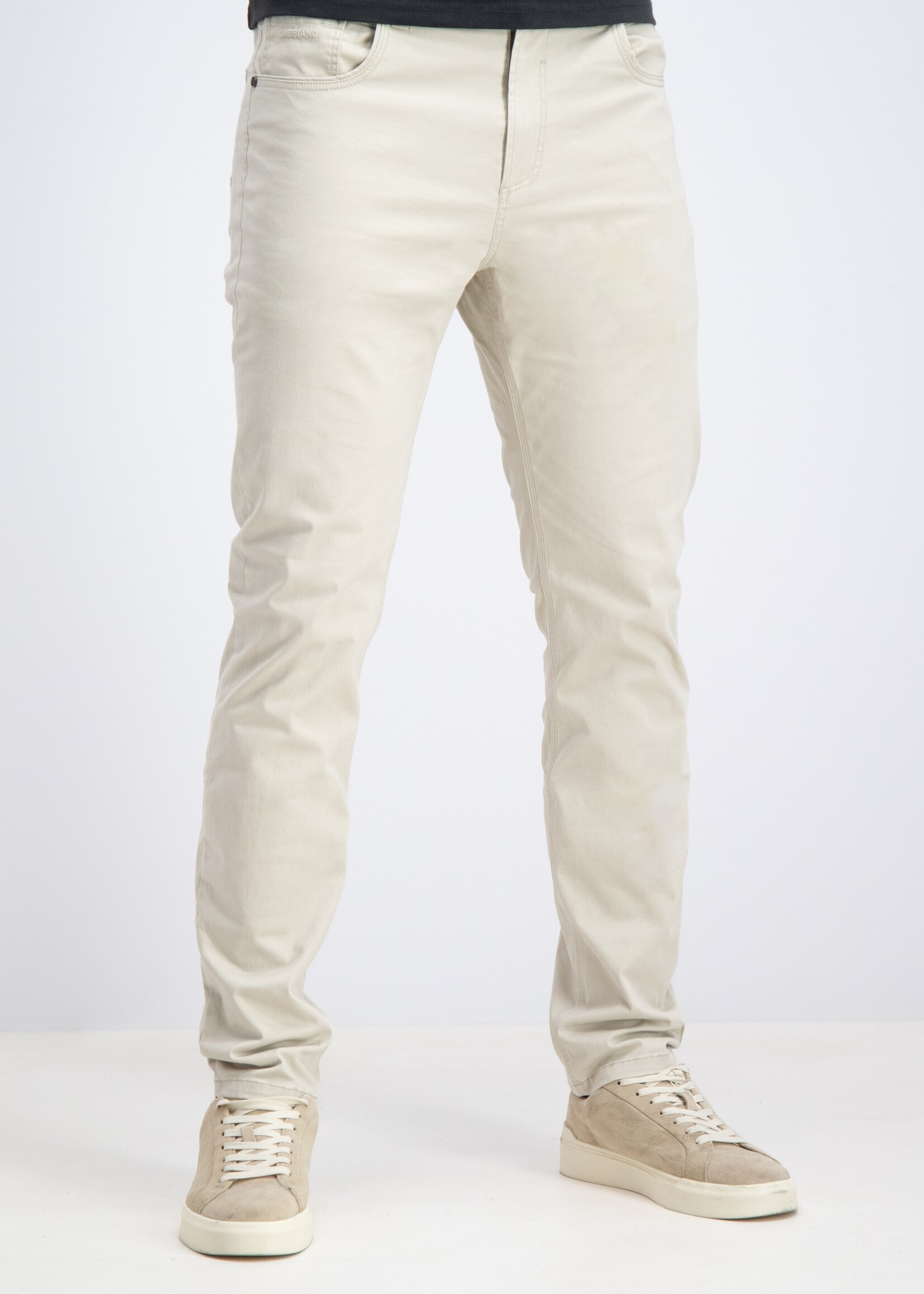 Gabbiano Broek Five Pocket Garment - Ivory Bone