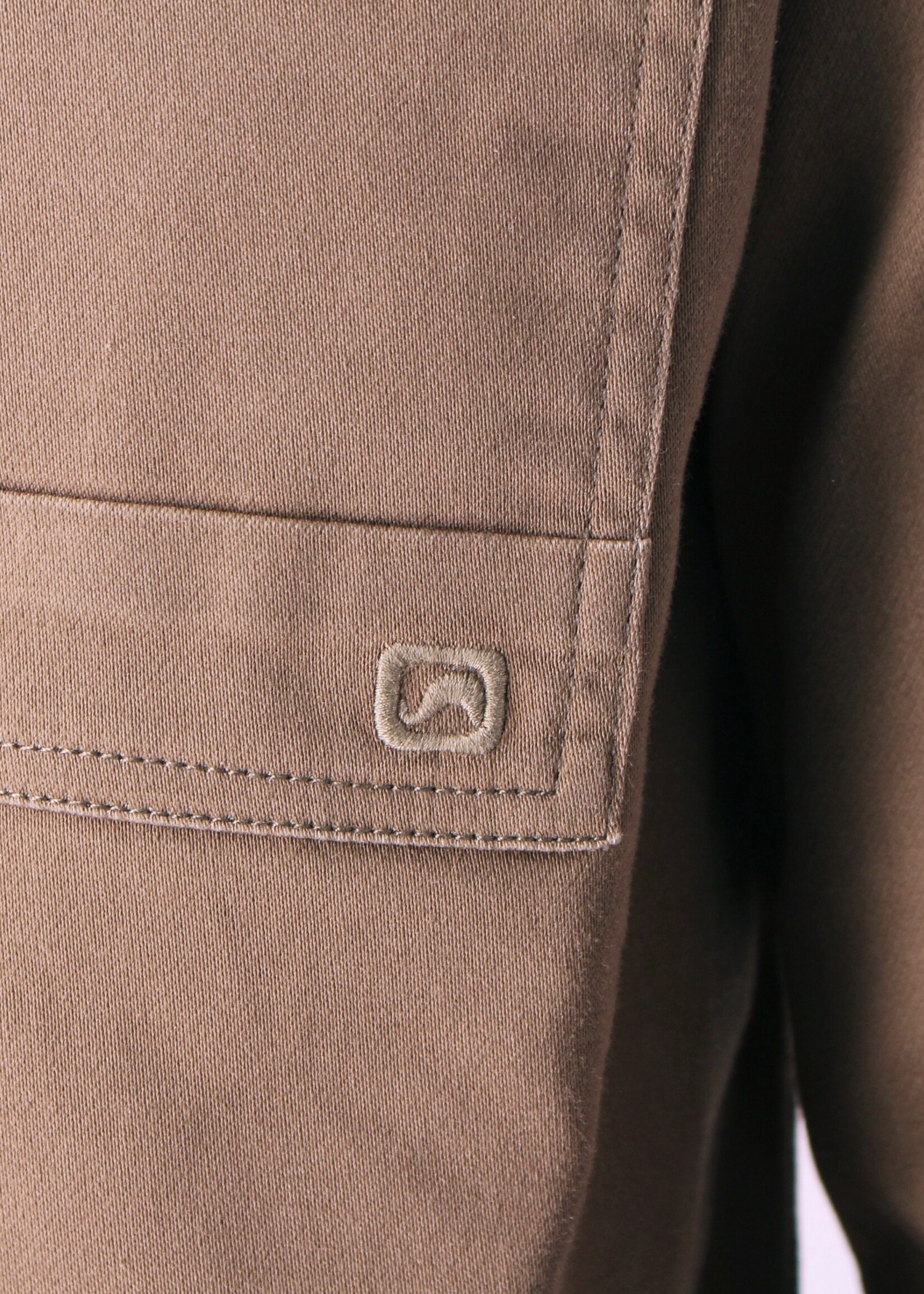 Gabbiano Overshirt Jogg Garment - Wood Brown