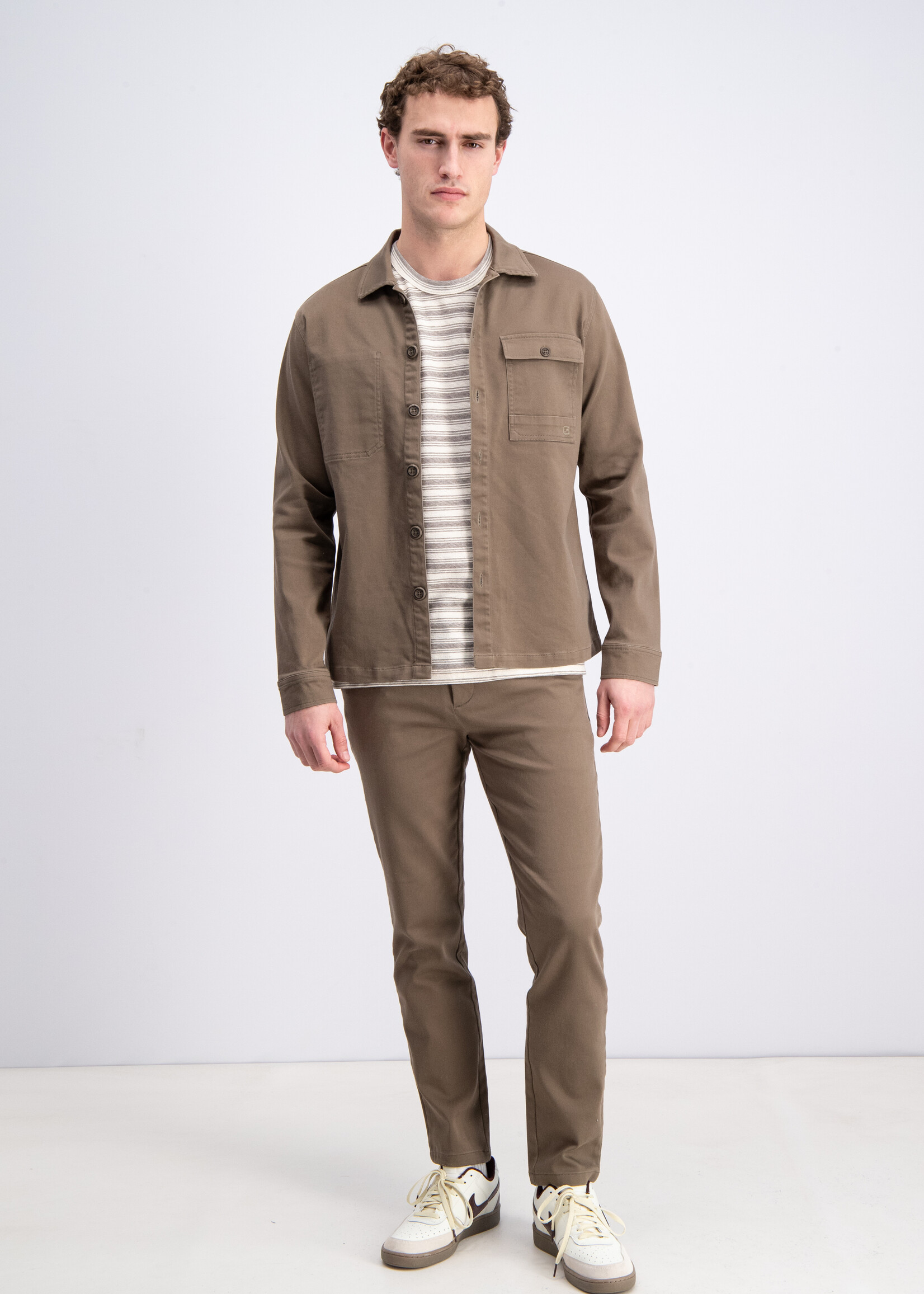 Gabbiano Overshirt Jogg Garment - Wood Brown