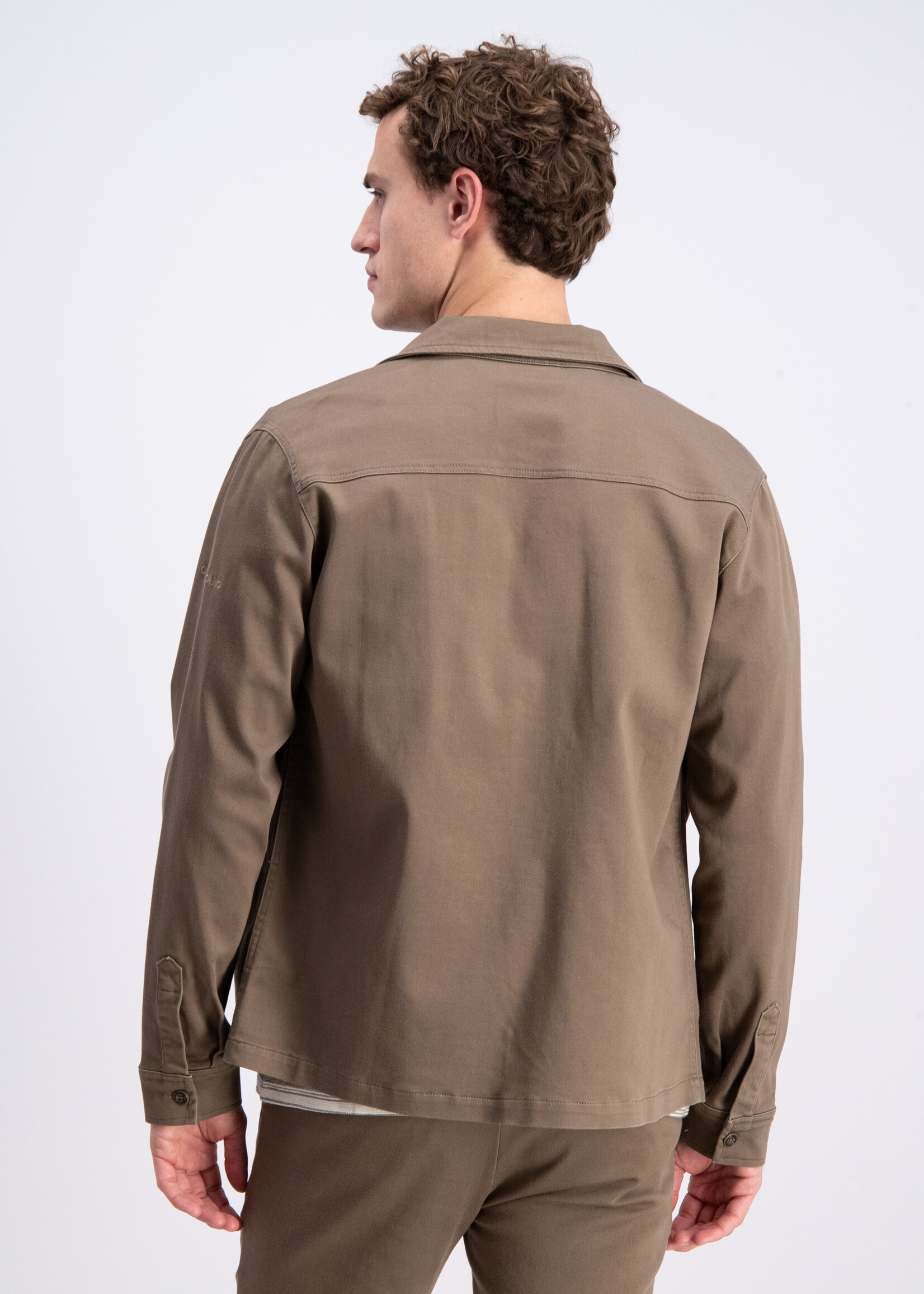 Gabbiano Overshirt Jogg Garment - Wood Brown