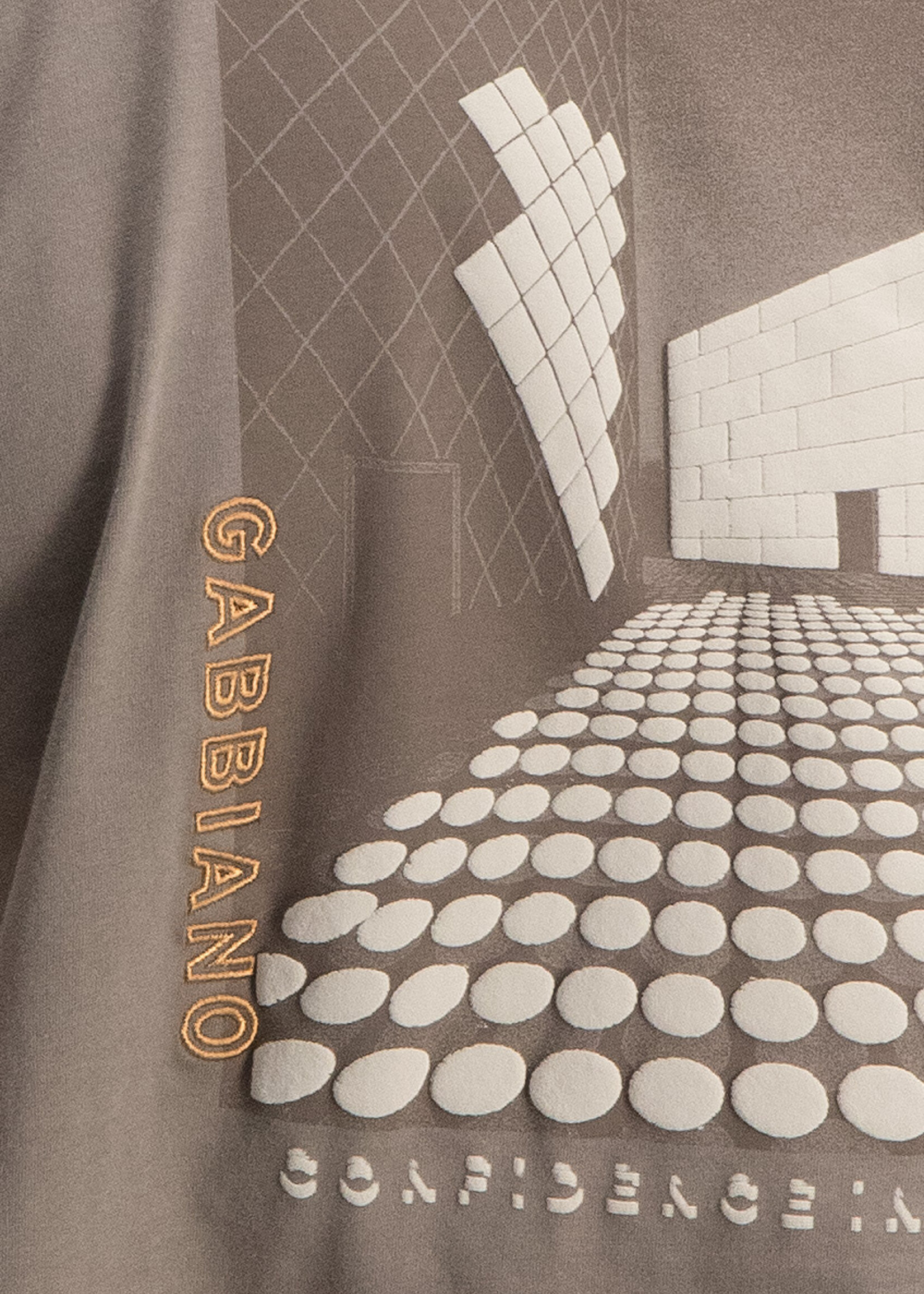 Gabbiano T-shirt Jersey Backprint - Wood Brown