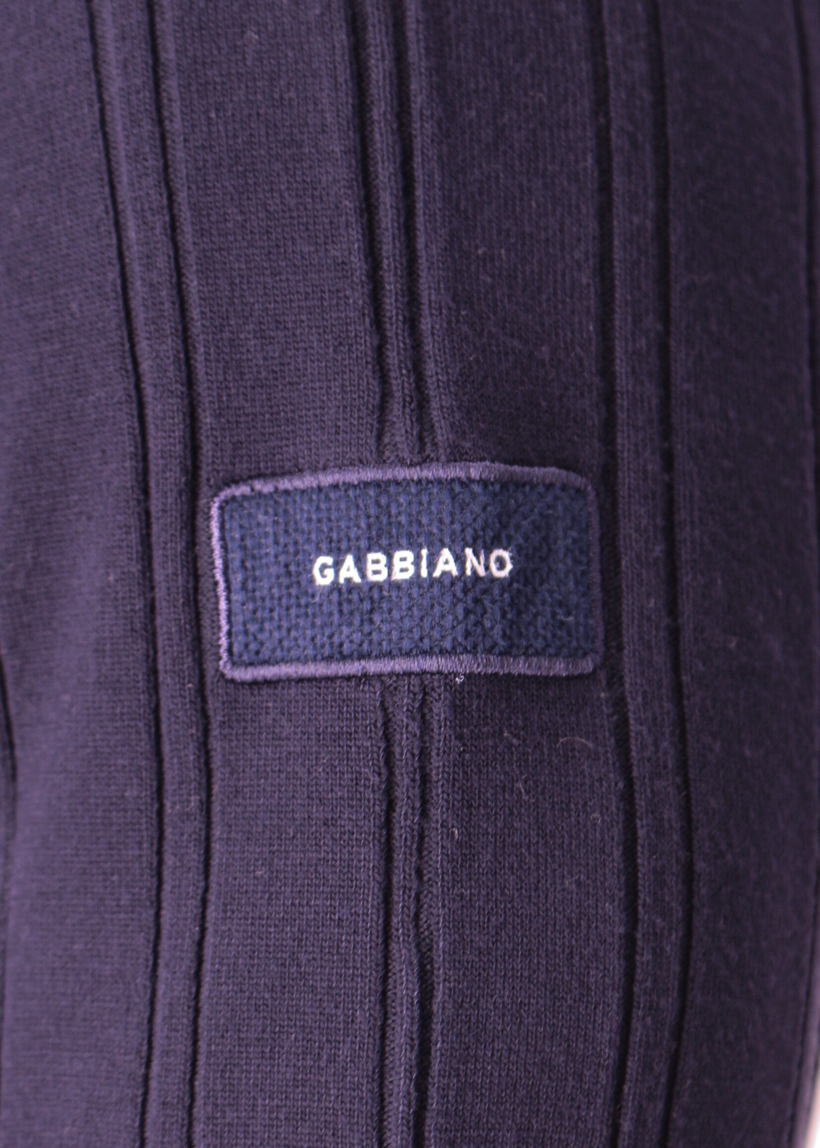 Gabbiano T-shirt Knitted Striped - Navy