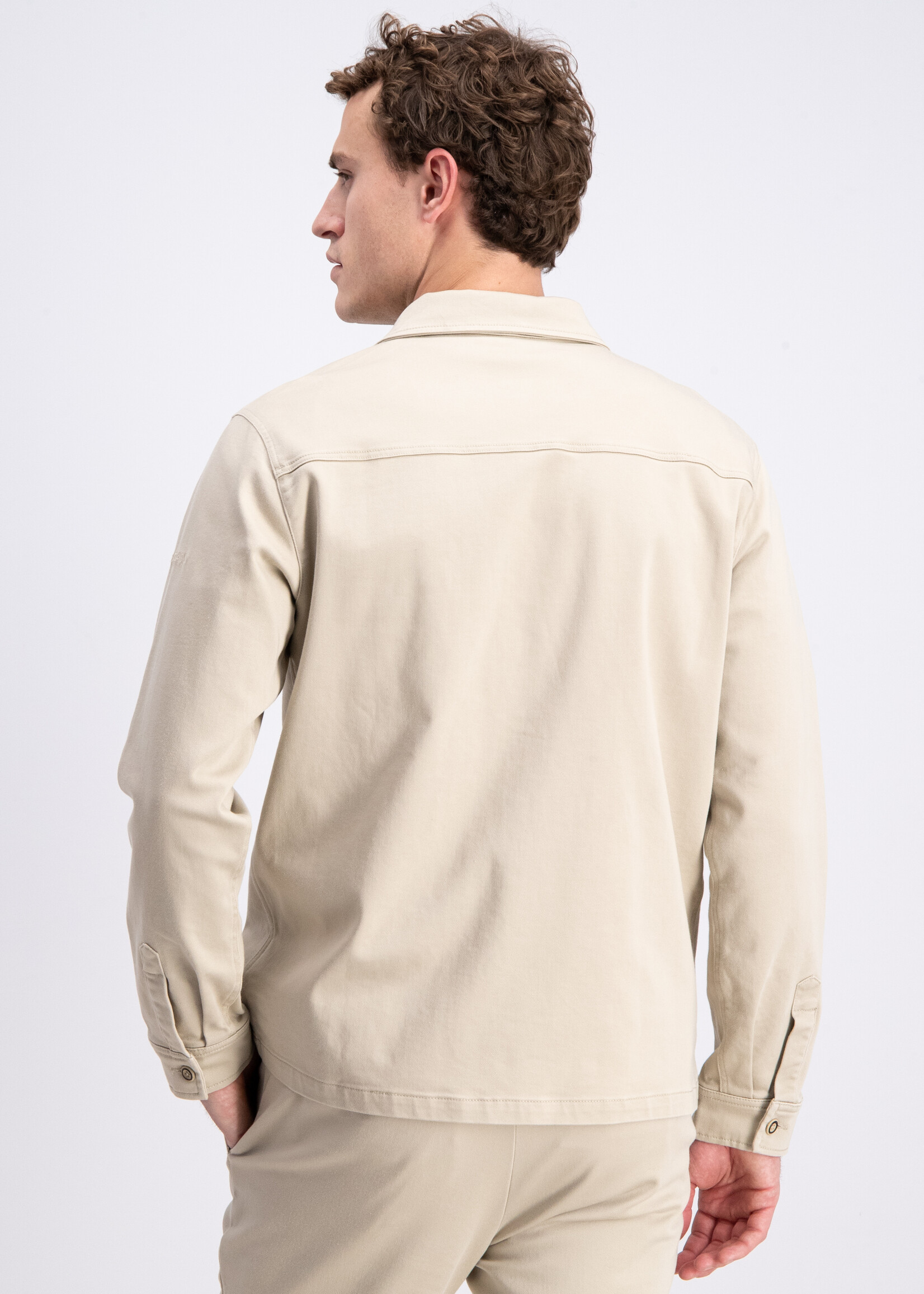 Gabbiano Overshirt Jogg Garment - Ivory Bone