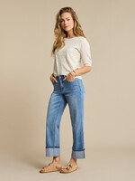 Red Button Jeans Kim High Hem Regular Fit - Stone Used