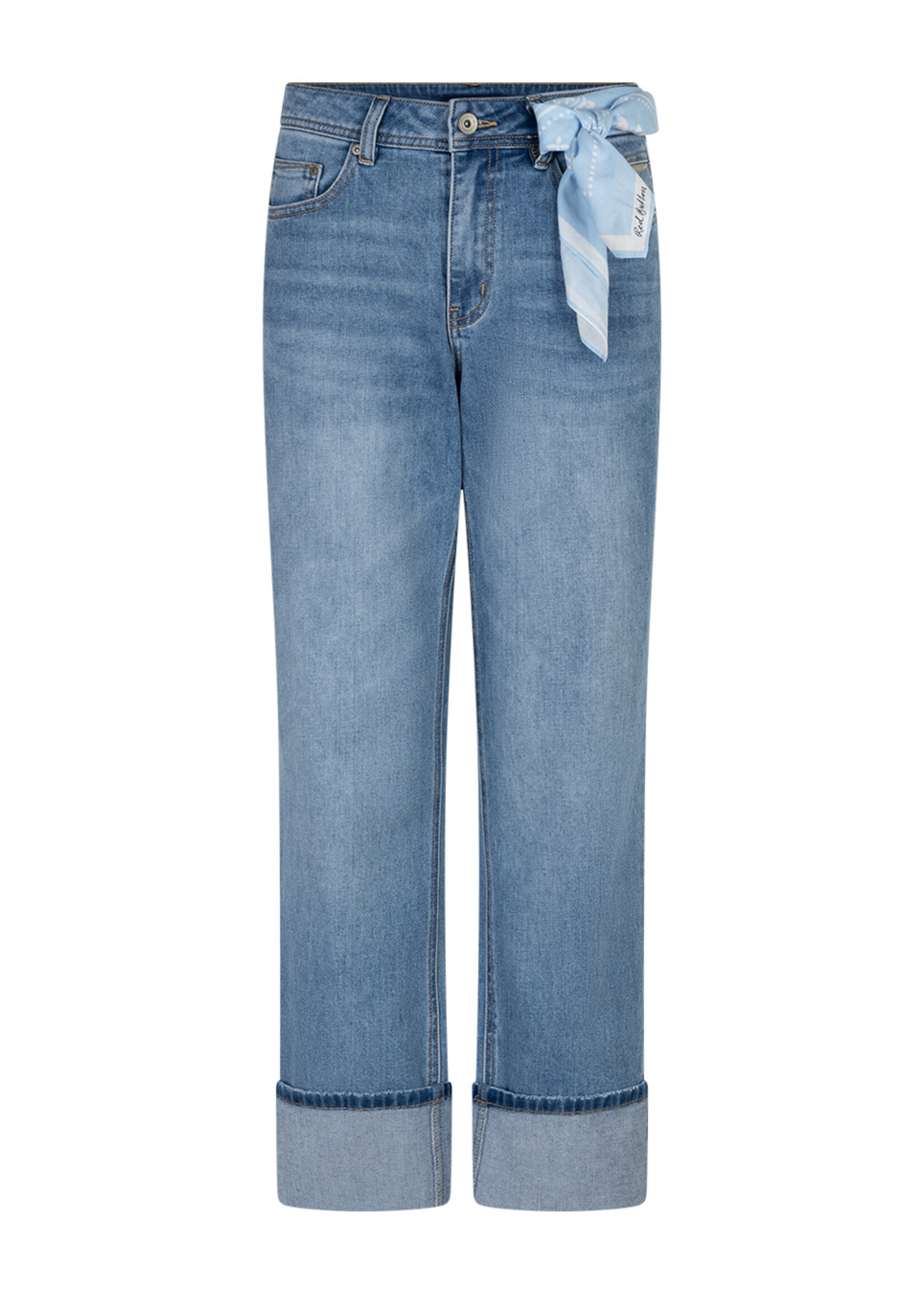 Red Button Jeans Kim High Hem Regular Fit - Stone Used