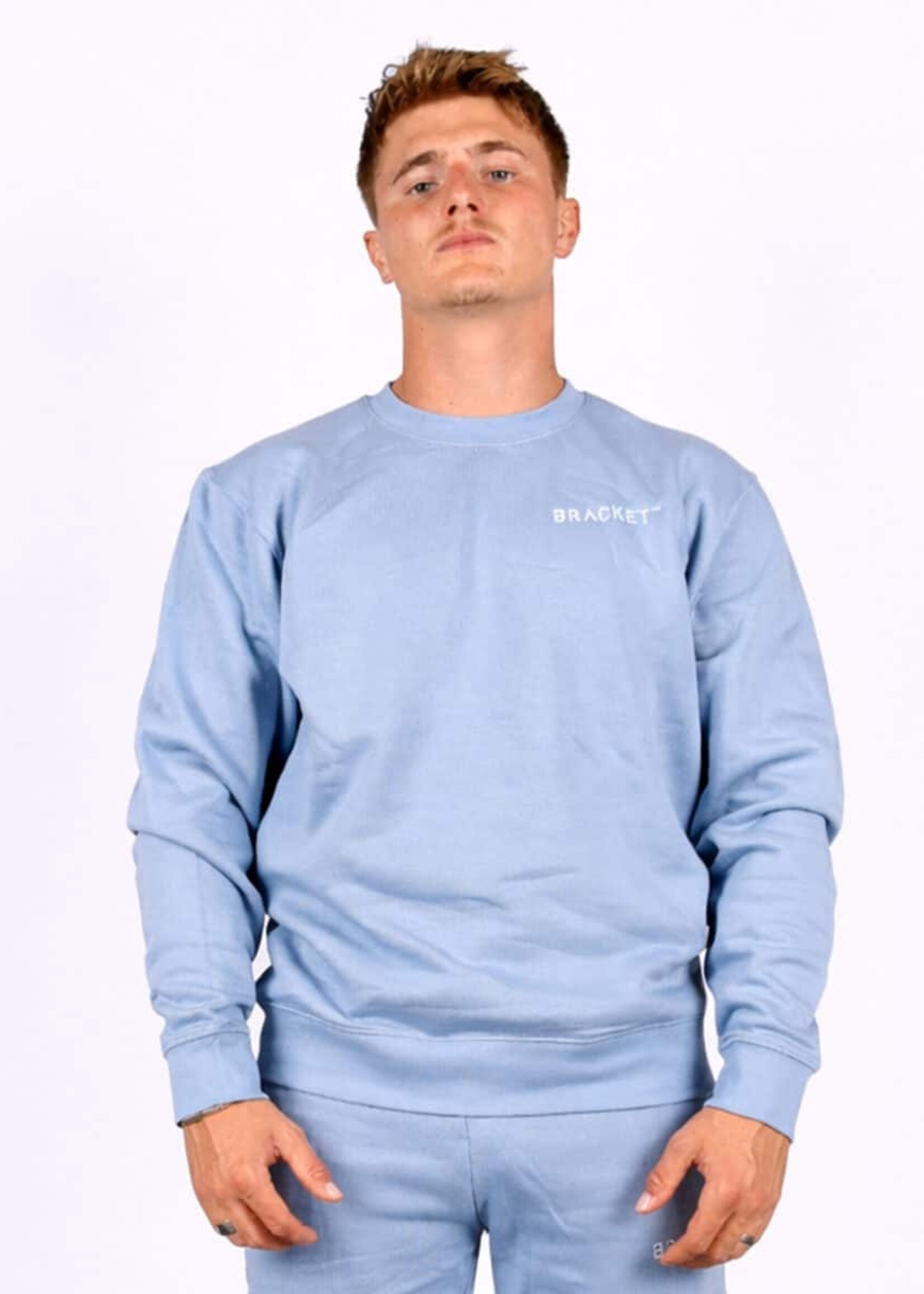 Bracket Official Sweater Tracksuit - Soft Blue