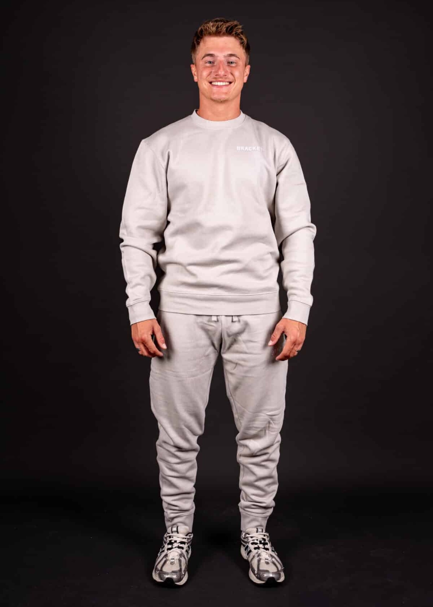 Bracket Official Sweater Tracksuit - Clay Grey
