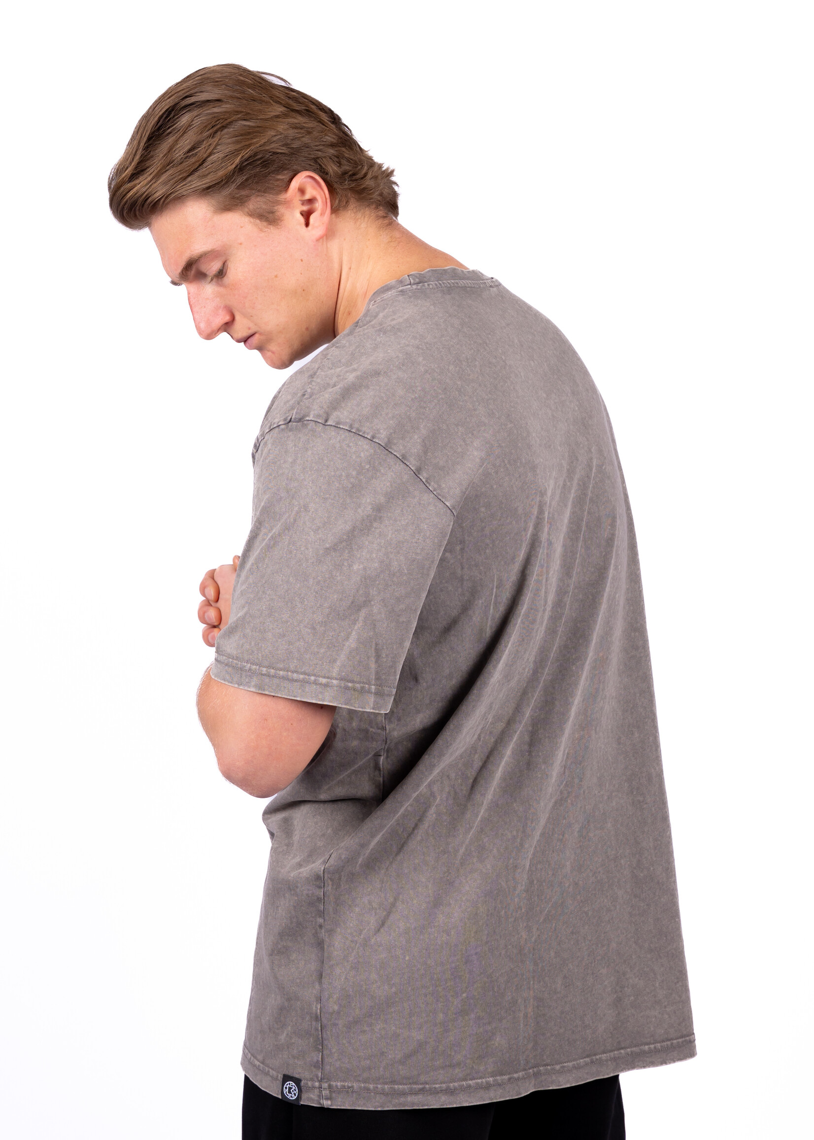 Bracket Official T-shirt Oversized Washed - Grey