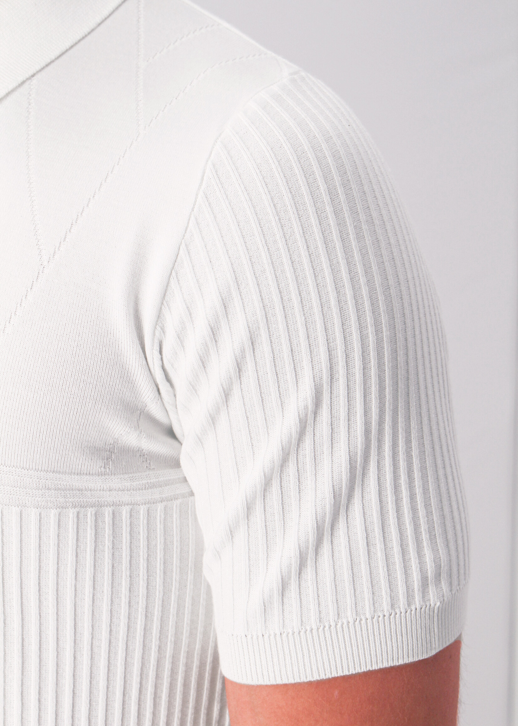 Gabbiano Polo Knitwear Zipper - White