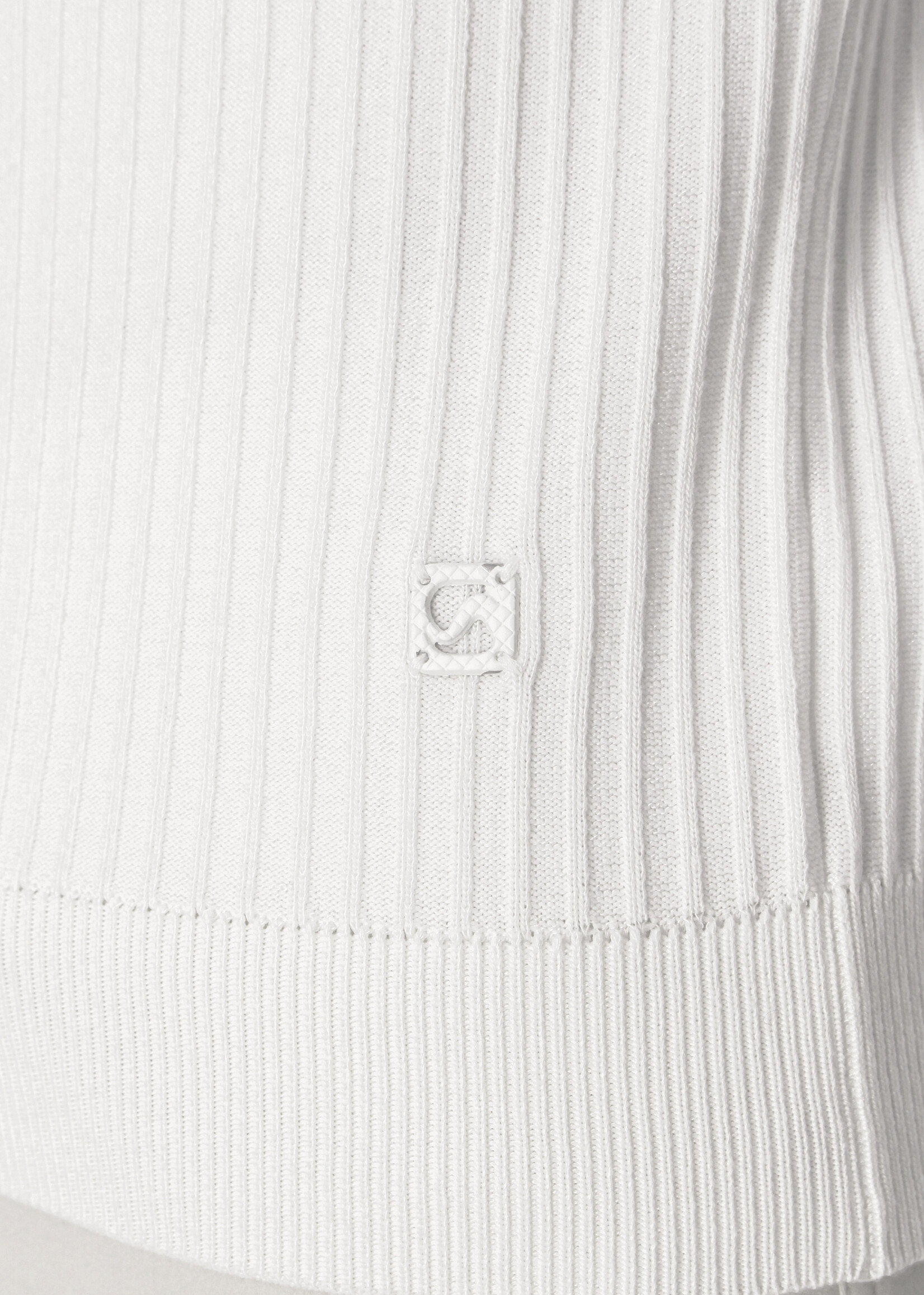 Gabbiano Polo Knitwear Zipper - White
